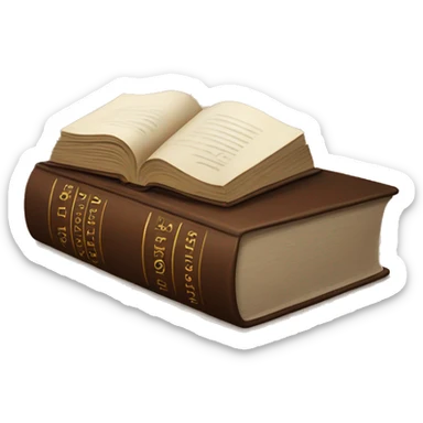 brown book with the title “ENGLISH” in the cover sticker