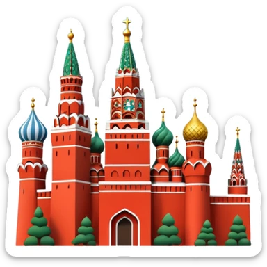 Moscow  Mini Kremlin sticker
