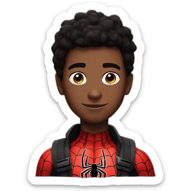Spider man miles morales sticker