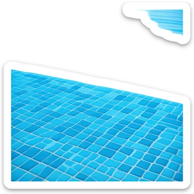 Swimming pool sticker