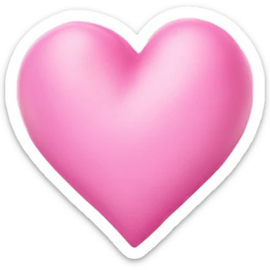 heart pink  sticker