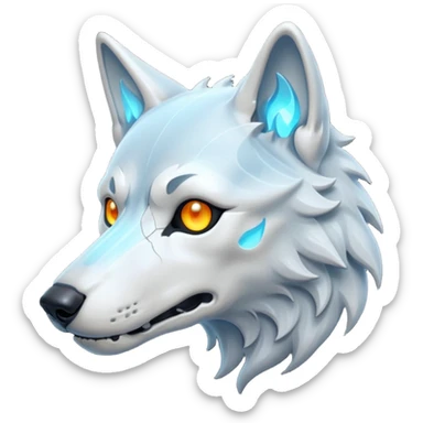 Spirit of a wolf sticker