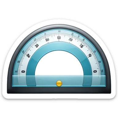 "📏" This emoji is for ruler. Then make an emoji for protractor. Which is real emoji type like the givel sticker