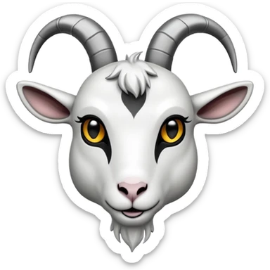 spell out the word goat graffiti logo sticker