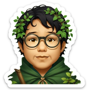 Forest Wizard sticker