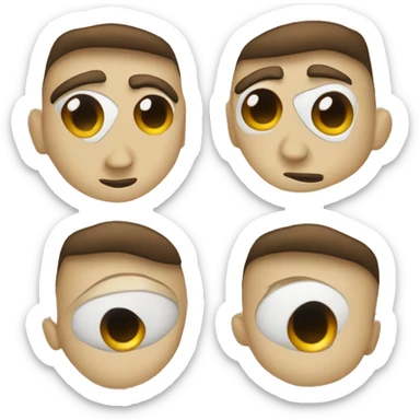 spy eyes secret gent sticker