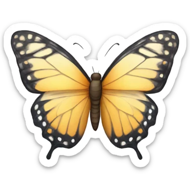 Cute realistic butterflies  sticker