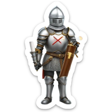 Knight vaping sticker