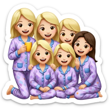 Sleepover sticker