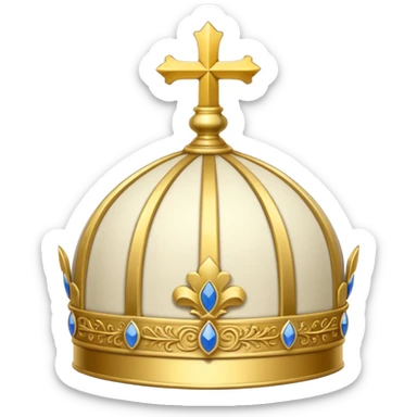 Make me a archbishop mitre I want a catholice mitre sticker