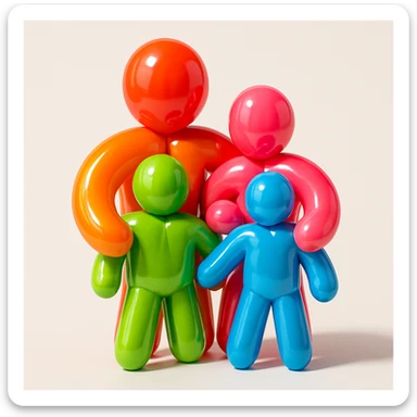 group of people sticker