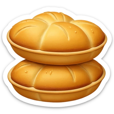 madeleine snack. except under layer bread. sticker