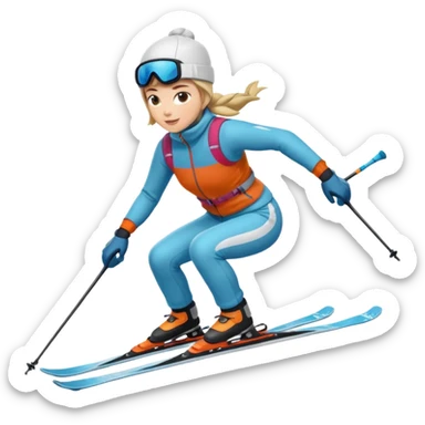 ski sticker