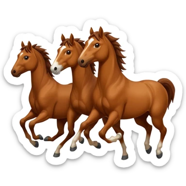 Caballos sticker