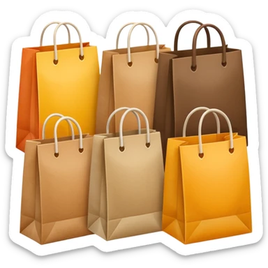 what abot bags with like a food ite in front sticker