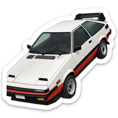 toyota panda sprinter trueno  ae86 sticker