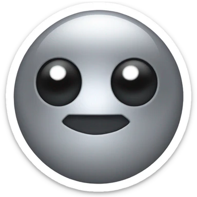 Metal cute black eyes Kirby ball driving on 4 car wheels sticker