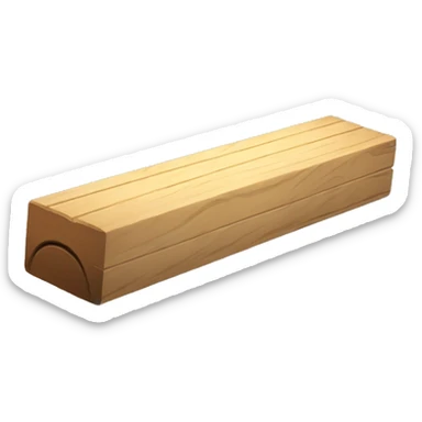 a plank with a roblox smileface sticker