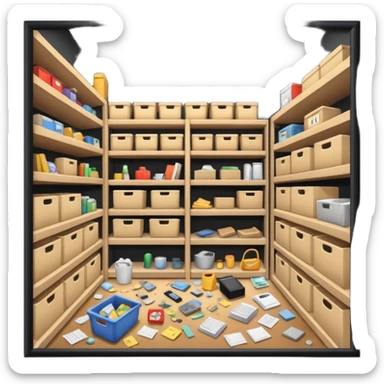 store room sticker