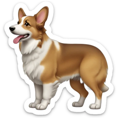 Cardigan welsh corgi short hair sticker