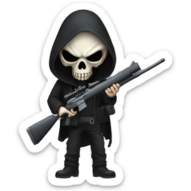 Elite Sniper grim reaper sticker