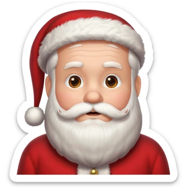 Santa claus sticker