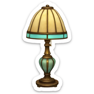 Tiffany lamp sticker