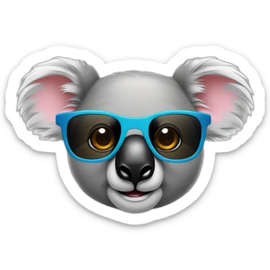 Koala avec des lunettes de soleil sticker
