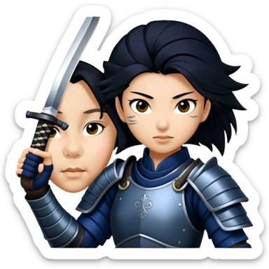 Warrior Samurai sticker