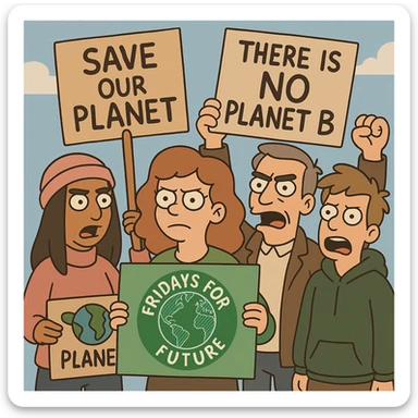  Fridays for Future the Swansea people  sticker