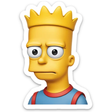 bart simpson sticker