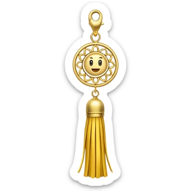 ade tassel pendant sticker