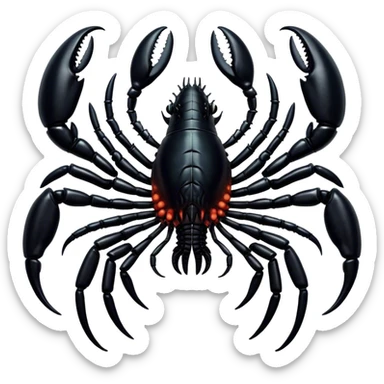 xenomorph alien lobster sticker