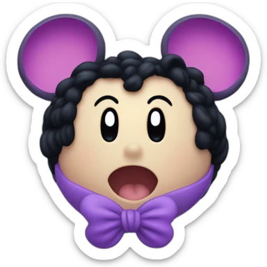 Mickey mousse en ursula sticker