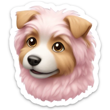 pink doggy sticker