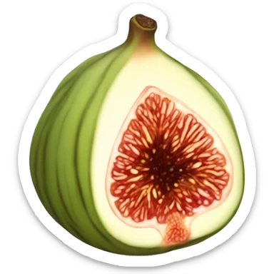 fig the fruit sticker