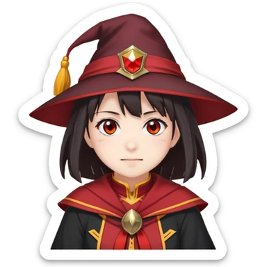 Anime character Megumin  sticker