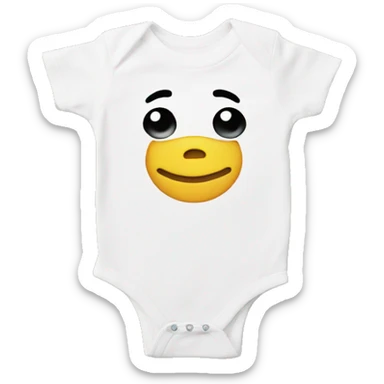 Baby onesie  sticker
