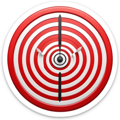 dart target bullseye sticker