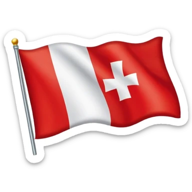 Union franco suiza bandera sticker