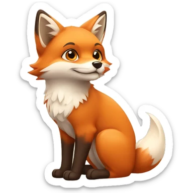 Sweetie fox sticker