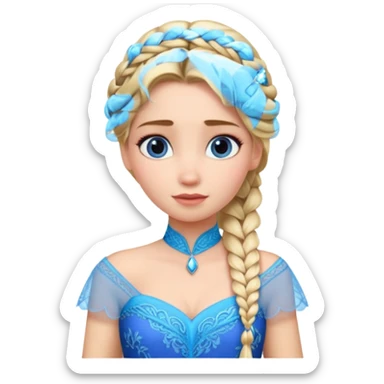 elsa frozen disney sticker
