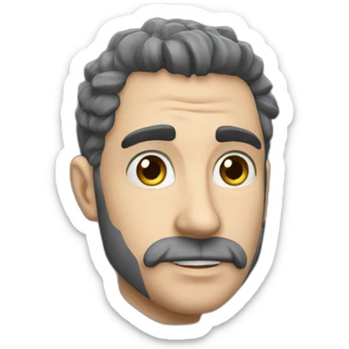 Blauer Haken sticker