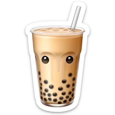 Bubble tea sticker