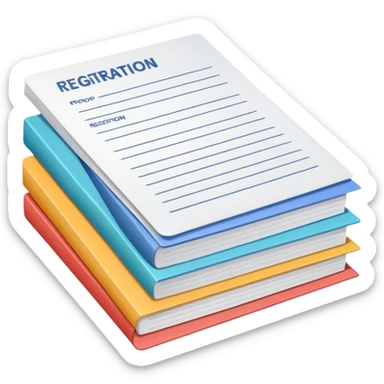 interest for registration sticker