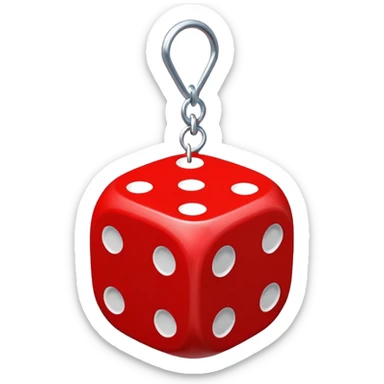 fuzzy dice sticker