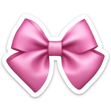 Pretty bow sticker