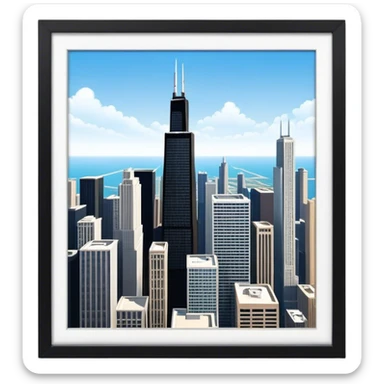Chicago skydeck  sticker