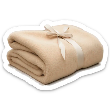 Bundle blanket beige sticker