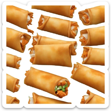Buffalo chicken eggrolls sticker